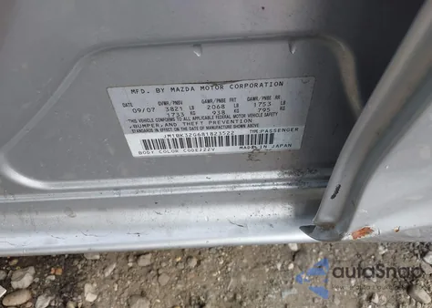 2008 Mazda Mazda3 I from USA, damaged, VIN JM1BK32G681823522